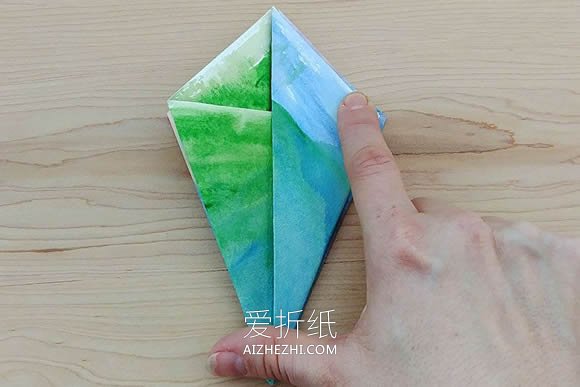 星星灯笼的折法图解- www.aizhezhi.com