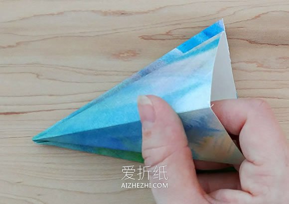 星星灯笼的折法图解- www.aizhezhi.com