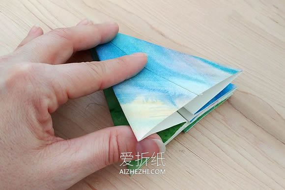 星星灯笼的折法图解- www.aizhezhi.com