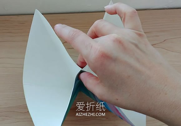 星星灯笼的折法图解- www.aizhezhi.com