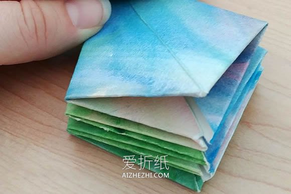 星星灯笼的折法图解- www.aizhezhi.com