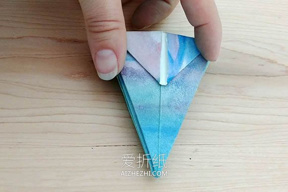 星星灯笼的折法图解- www.aizhezhi.com
