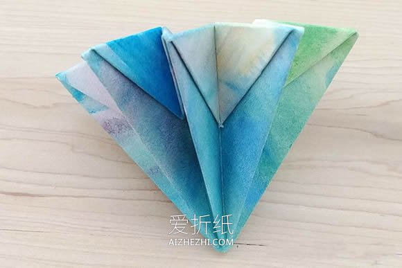 星星灯笼的折法图解- www.aizhezhi.com