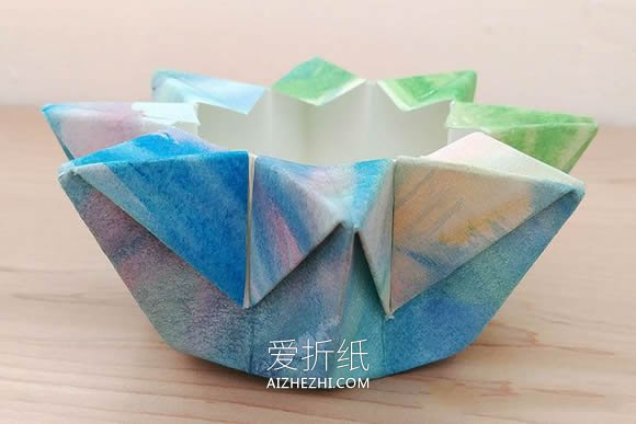 星星灯笼的折法图解- www.aizhezhi.com