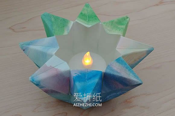 星星灯笼的折法图解- www.aizhezhi.com