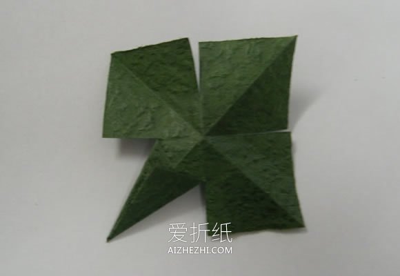 折纸蒲公英做漂亮贴画的方法- www.aizhezhi.com