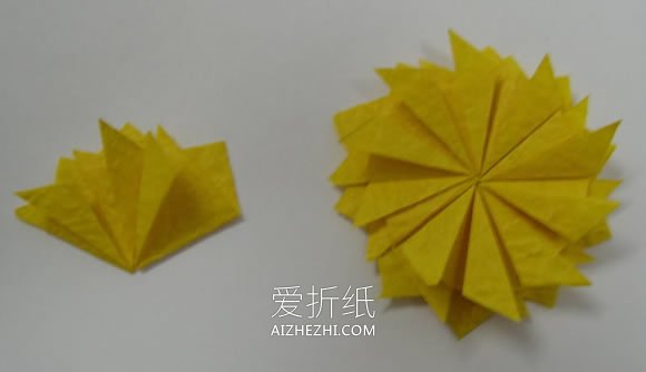 折纸蒲公英做漂亮贴画的方法- www.aizhezhi.com