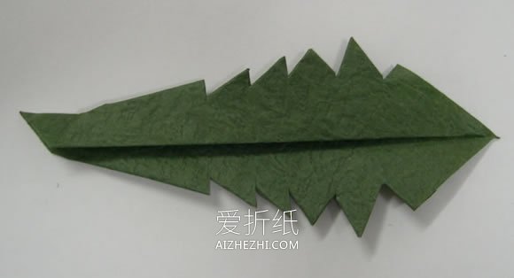 折纸蒲公英做漂亮贴画的方法- www.aizhezhi.com