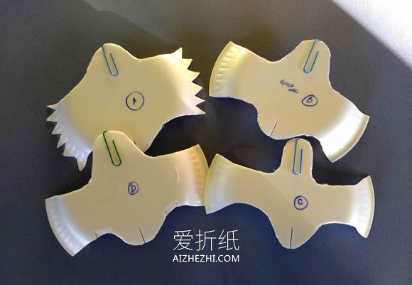 泡沫盘制作鸟形滑翔机的方法- www.aizhezhi.com