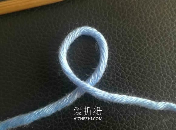 织围巾起针方法图解- www.aizhezhi.com