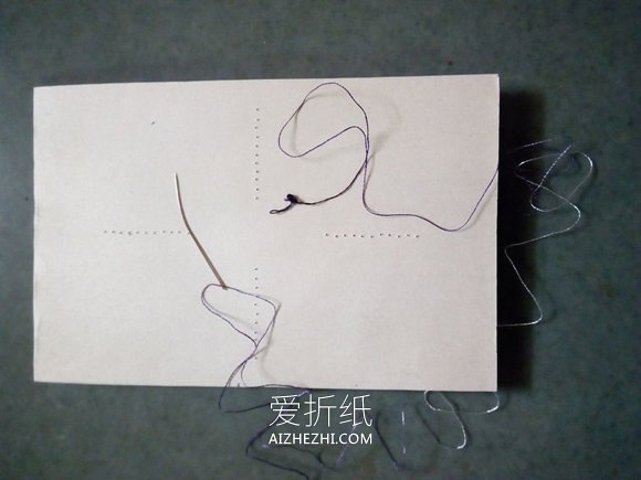 创意刺绣贺卡的制作方法详细图解- www.aizhezhi.com