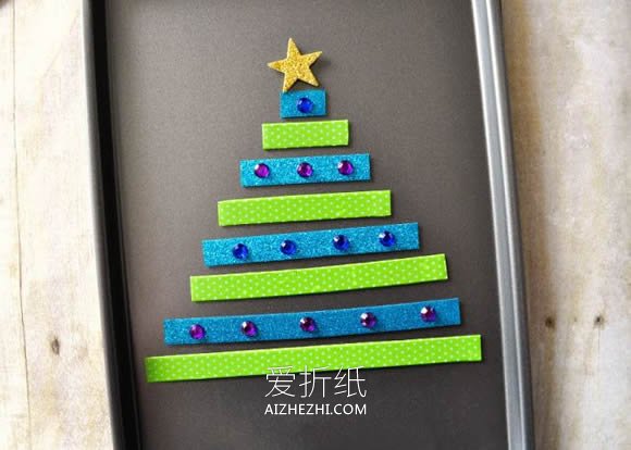 用软磁条制作有趣圣诞树的方法- www.aizhezhi.com