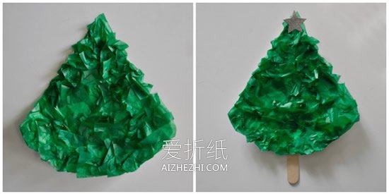 简单又可爱圣诞树的做法- www.aizhezhi.com