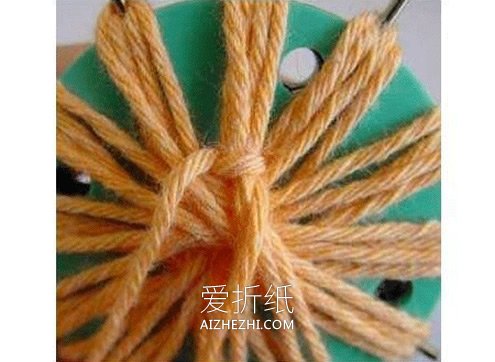 毛线花的制作方法图解- www.aizhezhi.com