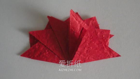 折纸康乃馨制作母亲节贴画的方法- www.aizhezhi.com