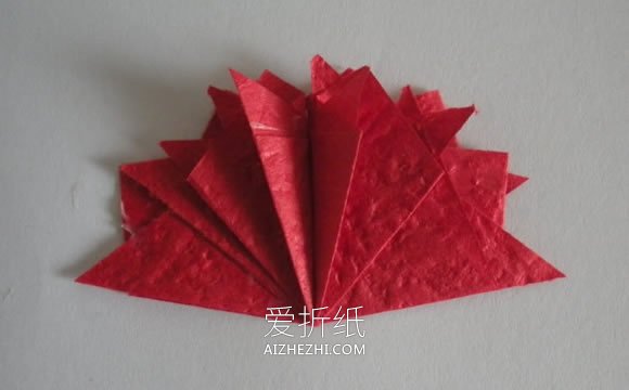 折纸康乃馨制作母亲节贴画的方法- www.aizhezhi.com