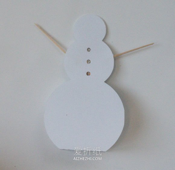 会发光的圣诞节雪人挂饰的制作方法- www.aizhezhi.com