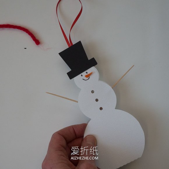 会发光的圣诞节雪人挂饰的制作方法- www.aizhezhi.com