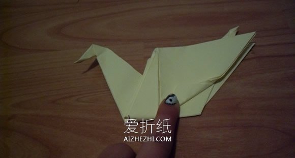 简单折纸鸟的方法图解- www.aizhezhi.com