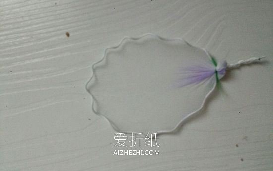 牡丹丝网花制作教程- www.aizhezhi.com