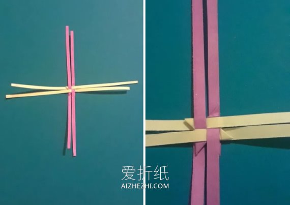 长纸条折立体星星的方法图解- www.aizhezhi.com