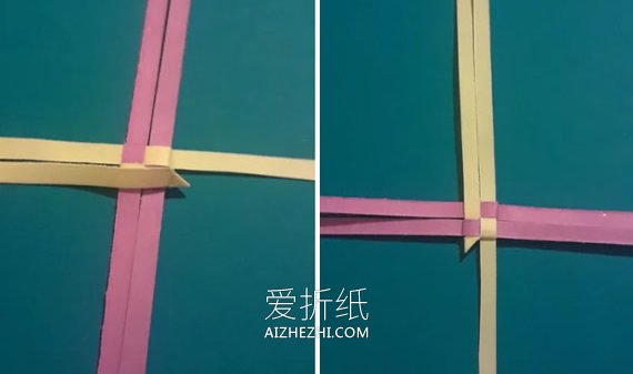 长纸条折立体星星的方法图解- www.aizhezhi.com