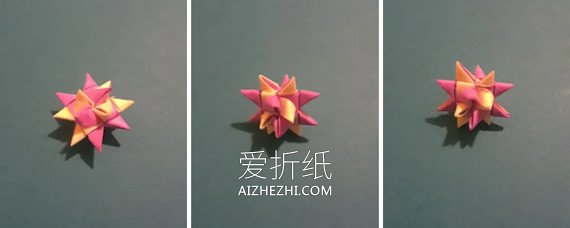 长纸条折立体星星的方法图解- www.aizhezhi.com