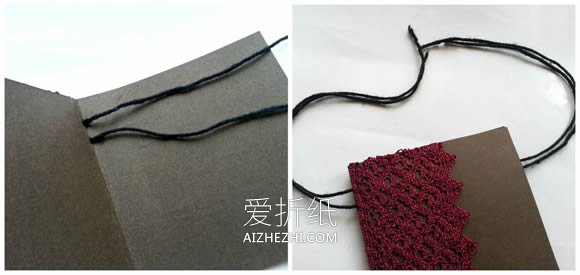 四种复古婚礼卡的制作方法图解- www.aizhezhi.com