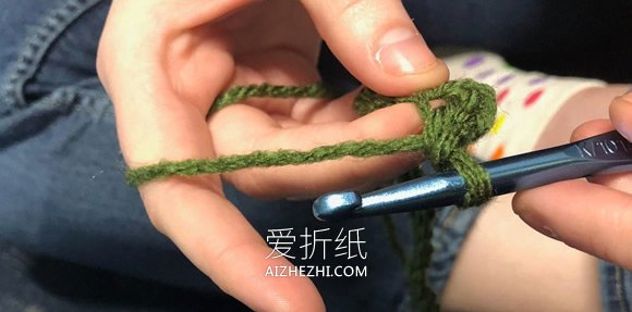 双钩针编织围巾教程- www.aizhezhi.com