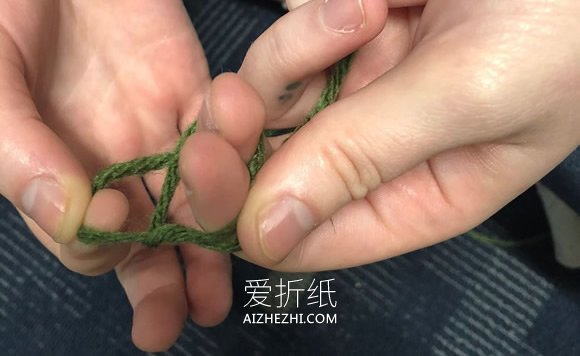 双钩针编织围巾教程- www.aizhezhi.com