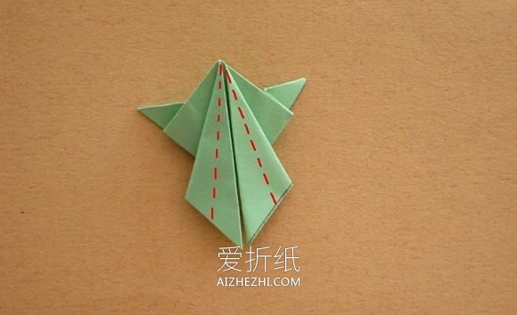 会跳的青蛙折纸图解- www.aizhezhi.com