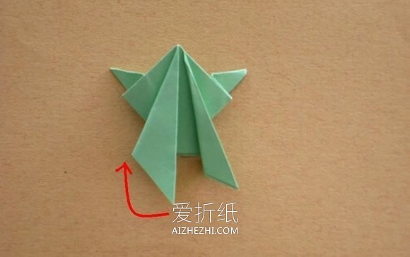 会跳的青蛙折纸图解- www.aizhezhi.com