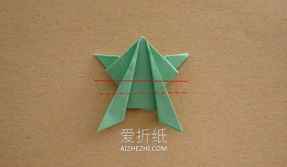 会跳的青蛙折纸图解- www.aizhezhi.com