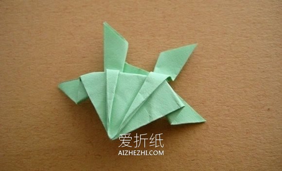 会跳的青蛙折纸图解- www.aizhezhi.com