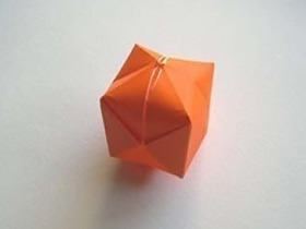 纸水球的折法图解