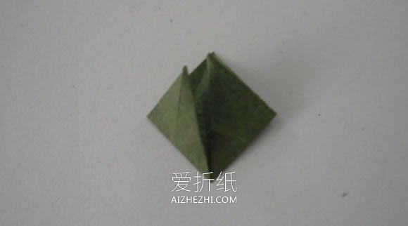 折纸竹子制作漂亮贴画的方法图解- www.aizhezhi.com