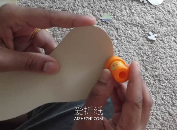 创意脚丫祝福卡的制作方法- www.aizhezhi.com