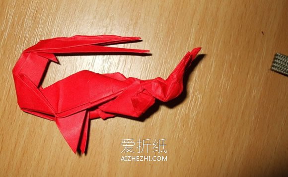 折纸古代龙的方法详细图解- www.aizhezhi.com