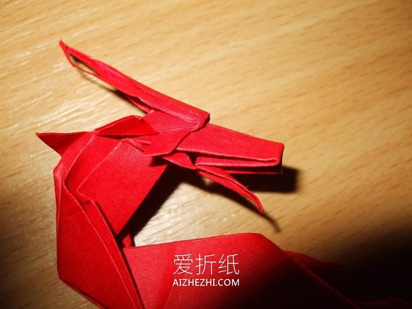 折纸古代龙的方法详细图解- www.aizhezhi.com