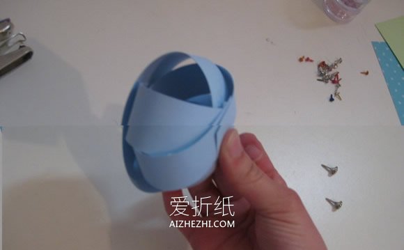 简单卡纸灯笼手工制作教程- www.aizhezhi.com