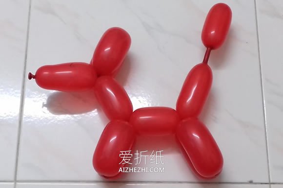 气球造型狗的教程图解- www.aizhezhi.com