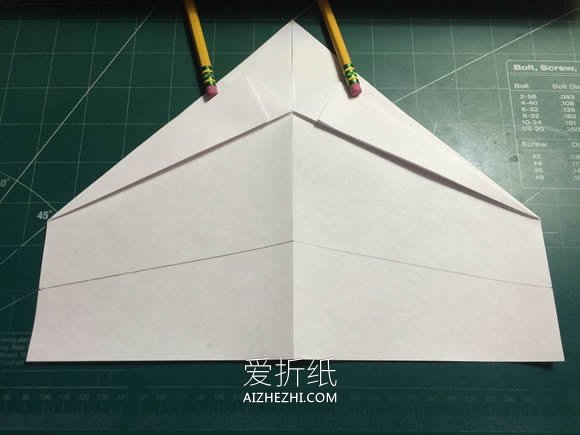 折纸隐形战斗机的方法图解- www.aizhezhi.com