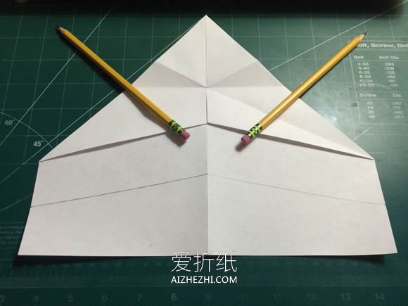 折纸隐形战斗机的方法图解- www.aizhezhi.com