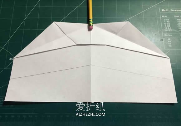 折纸隐形战斗机的方法图解- www.aizhezhi.com