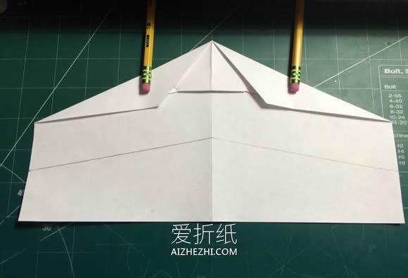 折纸隐形战斗机的方法图解- www.aizhezhi.com