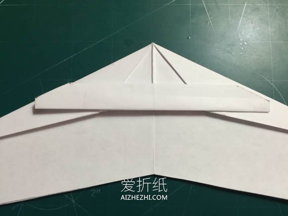 折纸隐形战斗机的方法图解- www.aizhezhi.com