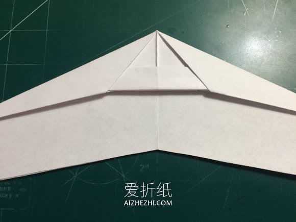 折纸隐形战斗机的方法图解- www.aizhezhi.com