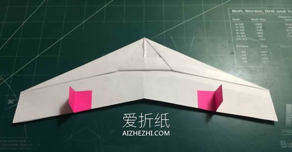 折纸隐形战斗机的方法图解- www.aizhezhi.com