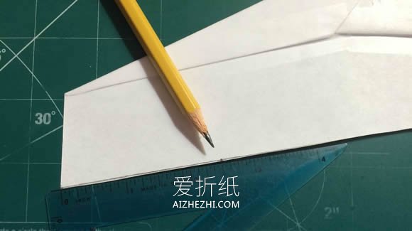 折纸隐形战斗机的方法图解- www.aizhezhi.com