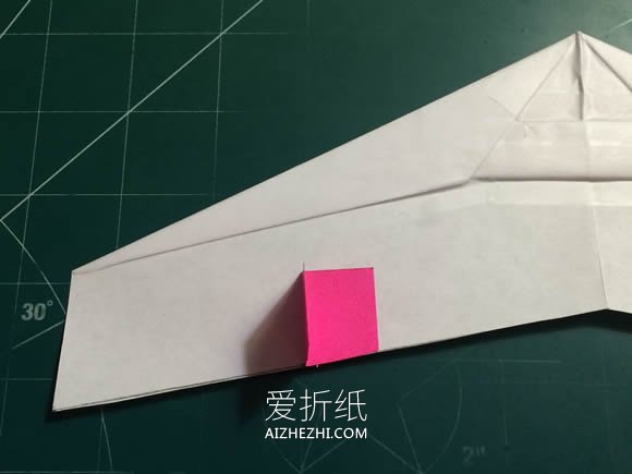 折纸隐形战斗机的方法图解- www.aizhezhi.com